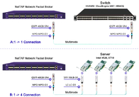 NetTAP® Network Packet Broker NPB 32*40GE/100GE QSFP28 3.2Tbps P4 قابل للبرمجة