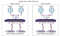 NetTAP® SOLUTION معدات التحكم في تصور بيانات الشبكة لتنظيف حركة مرور الشبكة